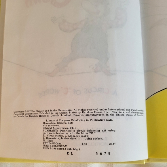 Lot of 3 Vtg Berenstain Bears Hard Cover Books Bright and Easy For Beginners - Picture 10 of 11